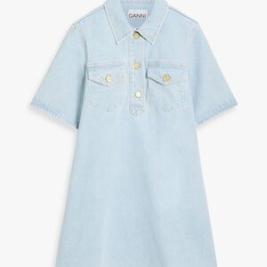 Ganni Denim Shirt Dress
